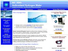 Tablet Screenshot of h2-h2o.com